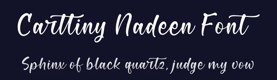 Carttiny Nadeen Font by perspectype — Script Handwritten Font — thumbnail 2