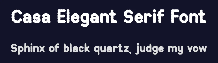 Casa Elegant Serif Font by AstutiStudio — Serif Font — thumbnail 2