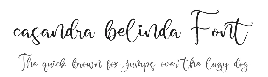 casandra belinda Font by glorytype — Script Handwritten Font