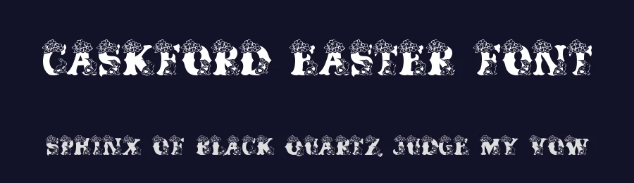 Caskford Easter Font by Dmletter studio — Display Font — thumbnail 2