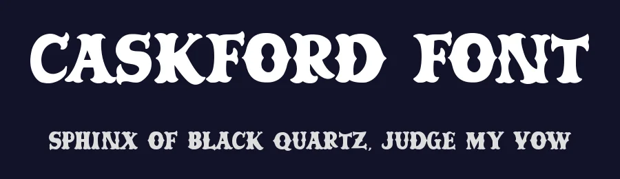 Caskford Font by Dmletter studio — Display Font — thumbnail 2