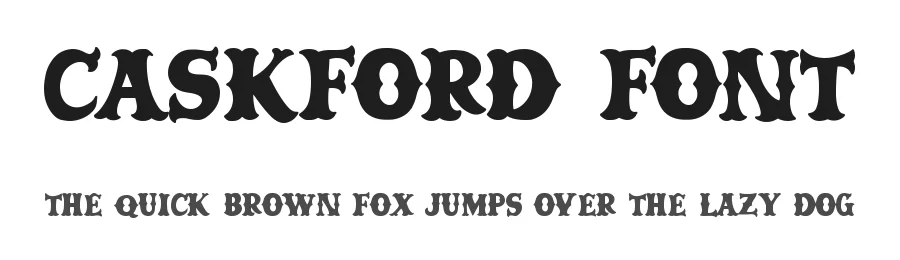 Caskford Font by Dmletter studio — Display Font