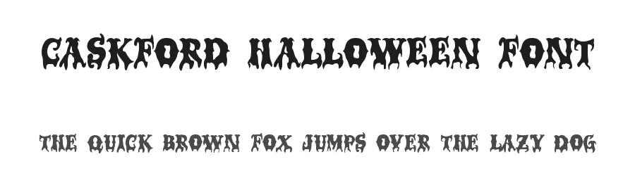 Caskford Halloween Font by Dm Studio — Display Font