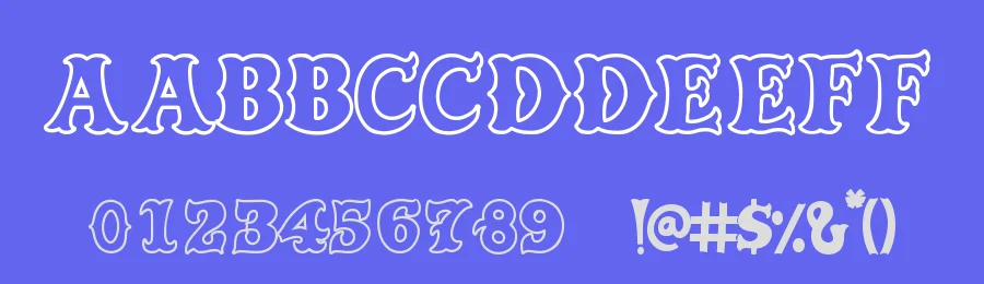 Caskford Hollow Font by Dmletter studio — Display Font — thumbnail 3