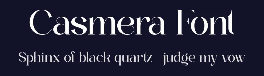Casmera Font by Fontliner — Display Font — thumbnail 2