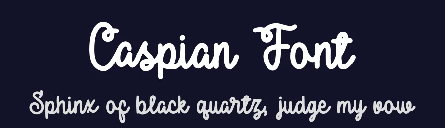Caspian Font by Denustudios — Script Handwritten Font — thumbnail 2