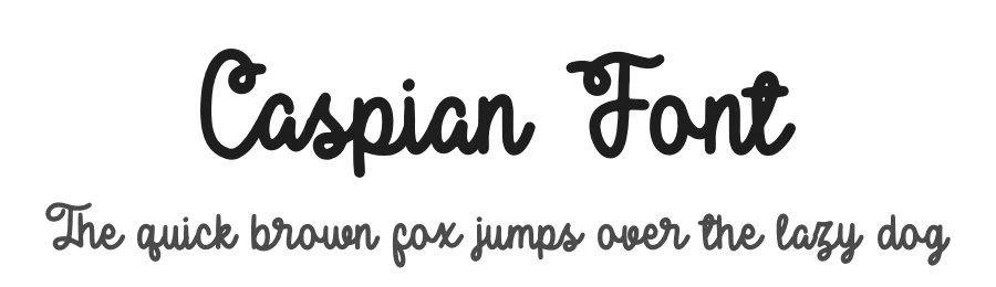 Caspian Font by Denustudios — Script Handwritten Font