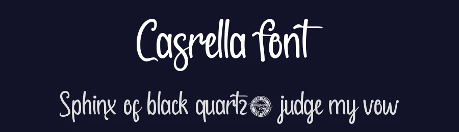 Casrella Font by CalligraphyFonts.net — Script Handwritten Font — thumbnail 2