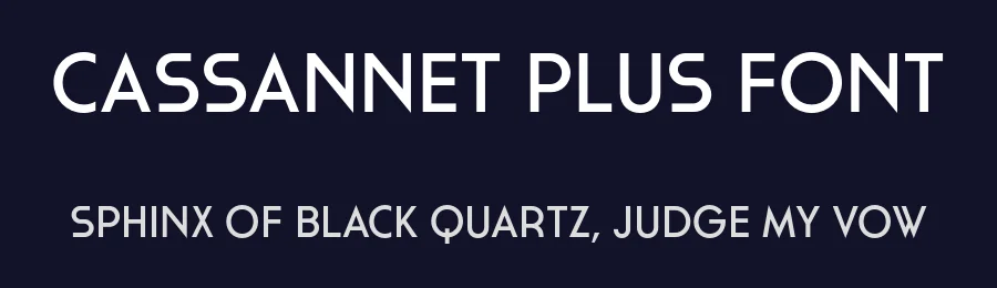 CASSANNET PLUS FONT by atipo — Sans Serif Font — thumbnail 2