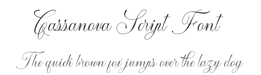 Cassanova Script Font by SlexStudio — Script Handwritten Font