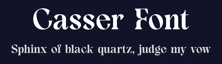 Casser Font by Rantautype — Serif Font — thumbnail 2
