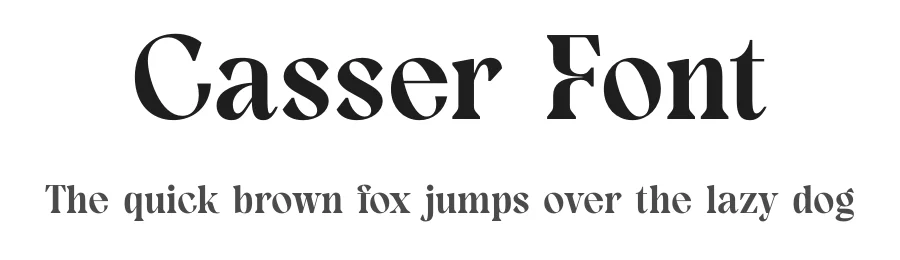 Casser Font by Rantautype — Serif Font