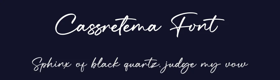 Cassretema Font by Basnistudio — Script Handwritten Font — thumbnail 2