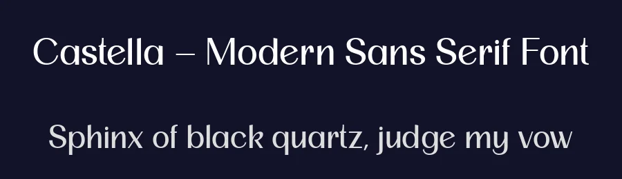Castella – Modern Sans Serif Font by hyperactype — Display Font — thumbnail 2
