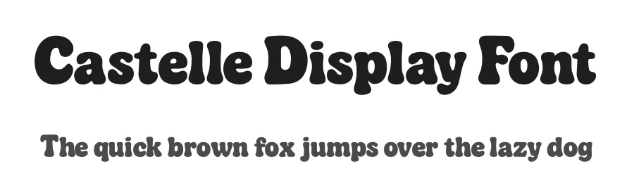 Castelle Display Font by overlaytemplates — Display Font