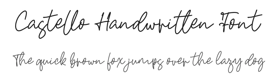 Castello Handwritten Font by letterenastudios — Decorative Font