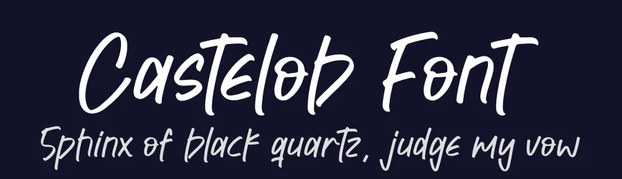 Castelob Font by letterfabric — Script Handwritten Font — thumbnail 2