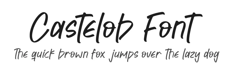 Castelob Font by letterfabric — Script Handwritten Font