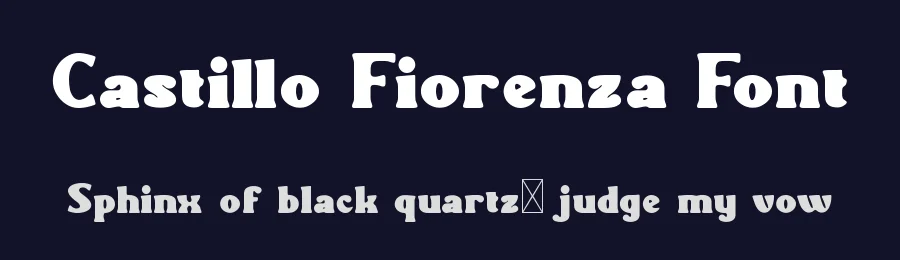 Castillo Fiorenza Font by CalligraphyFonts.net — Display Font — thumbnail 2