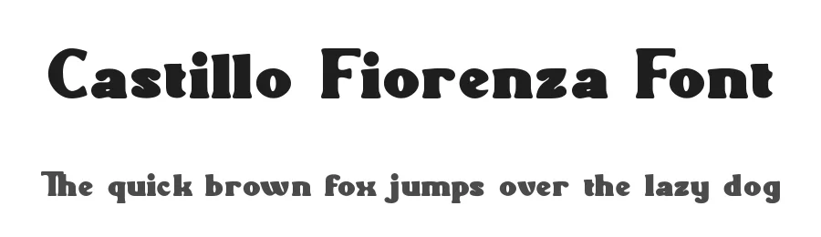 Castillo Fiorenza Font by CalligraphyFonts.net — Display Font