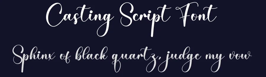 Casting Script Font by creativeletter — Script Handwritten Font — thumbnail 2