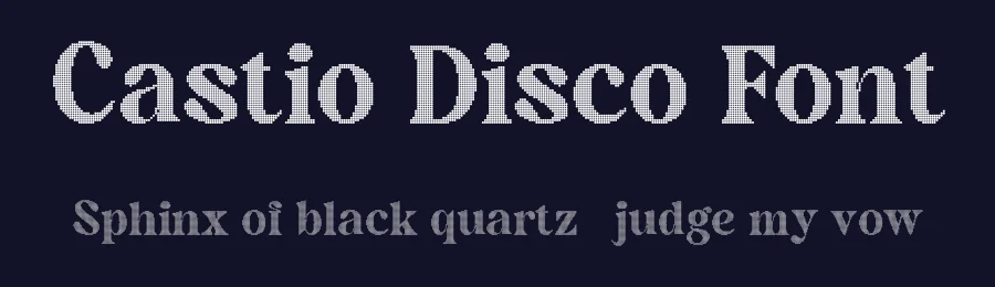 Castio Disco Font by craftsupplyco — Display Font — thumbnail 2
