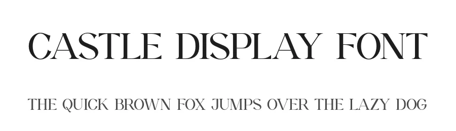 Castle Display Font by UICreative — Serif Font