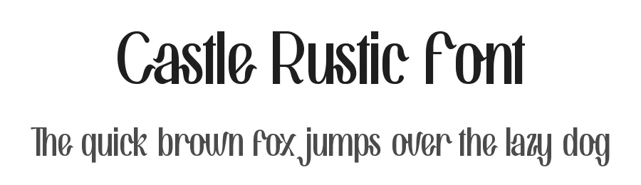 Castle Rustic Font by noahtype — Display Font