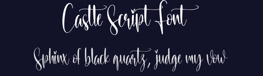Castle Script Font by creativeletter — Script Handwritten Font — thumbnail 2