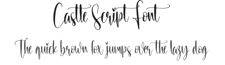 Castle Script Font by creativeletter — Script Handwritten Font