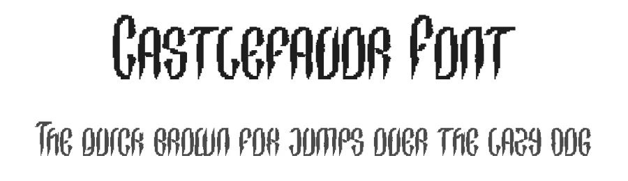 Castlefavor Font by Dhabee — Display Font