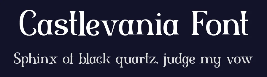 Castlevania Font by Rautan Studio — Decorative Font — thumbnail 2