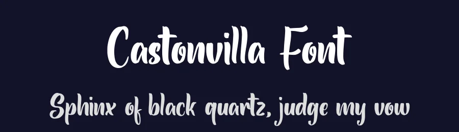 Castonvilla Font by Rockboy Studio — Script Handwritten Font — thumbnail 2