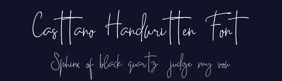 Casttano Handwritten Font by bearydsgn — Script Handwritten Font — thumbnail 2