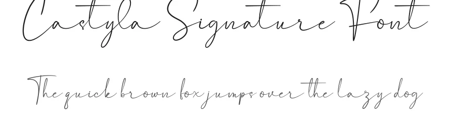 Castyla Signature Font by dilbadil — Script Handwritten Font