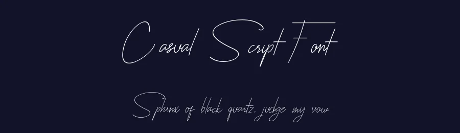 Casual Script Font by Type Graphy — Script Handwritten Font — thumbnail 2