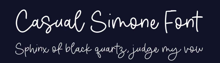 Casual Simone Font by Timur type — Serif Font — thumbnail 2