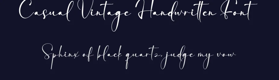 Casual Vintage Handwritten Font by creativeletter — Script Handwritten Font — thumbnail 2