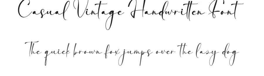 Casual Vintage Handwritten Font by creativeletter — Script Handwritten Font