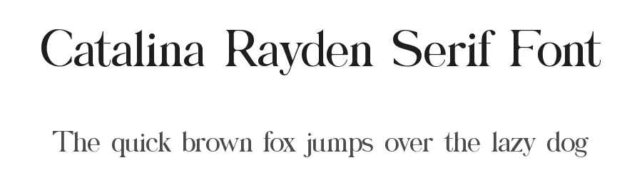 Catalina Rayden Serif Font by UICreative — Serif Font
