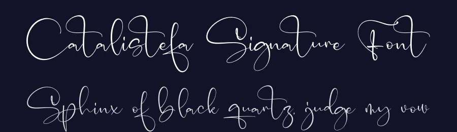 Catalistefa Signature Font by letterfabric — Script Handwritten Font — thumbnail 2