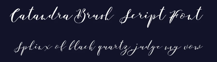 Catandra Brush Script Font by MERCURIAL — Script Handwritten Font — thumbnail 2