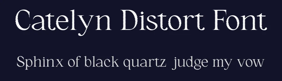 Catelyn Distort Font by craftsupplyco — Display Font — thumbnail 2