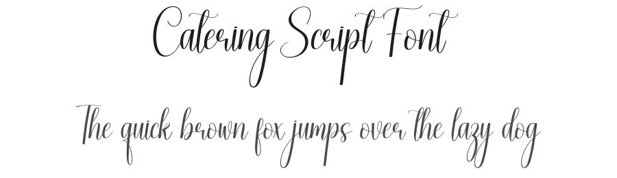 Catering Script Font by creativeletter — Script Handwritten Font