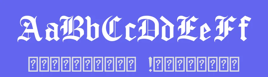 Cathdra – Gothic Blackletter Font by Indotype Foundry — Blackletter Font — thumbnail 3