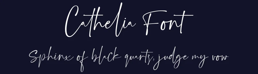 Cathelia Font by HansCo — Script Handwritten Font — thumbnail 2