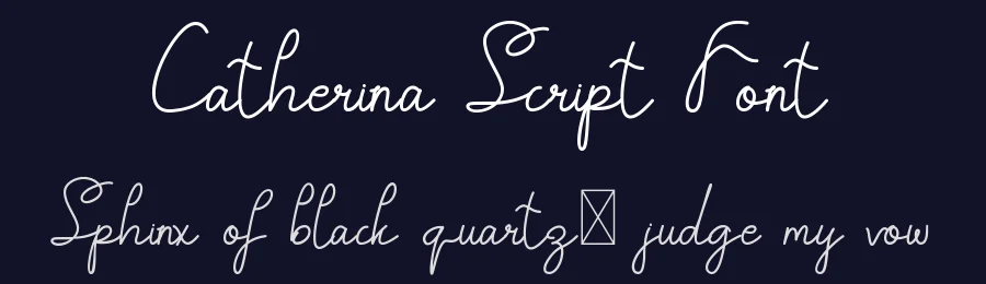Catherina Script Font by edricstudio — Script Handwritten Font — thumbnail 2
