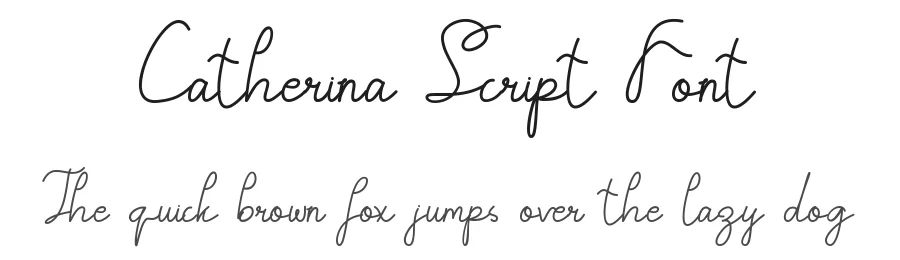 Catherina Script Font by edricstudio — Script Handwritten Font