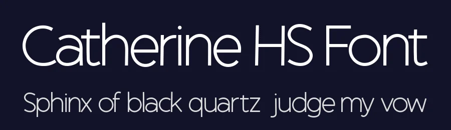 Catherine HS Font by Hannabie Creative — Decorative Font — thumbnail 2