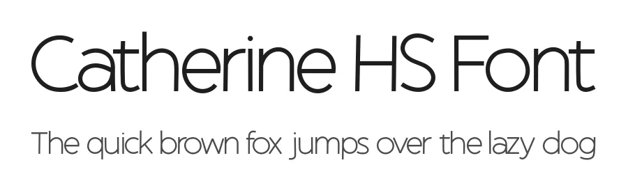 Catherine HS Font by Hannabie Creative — Decorative Font